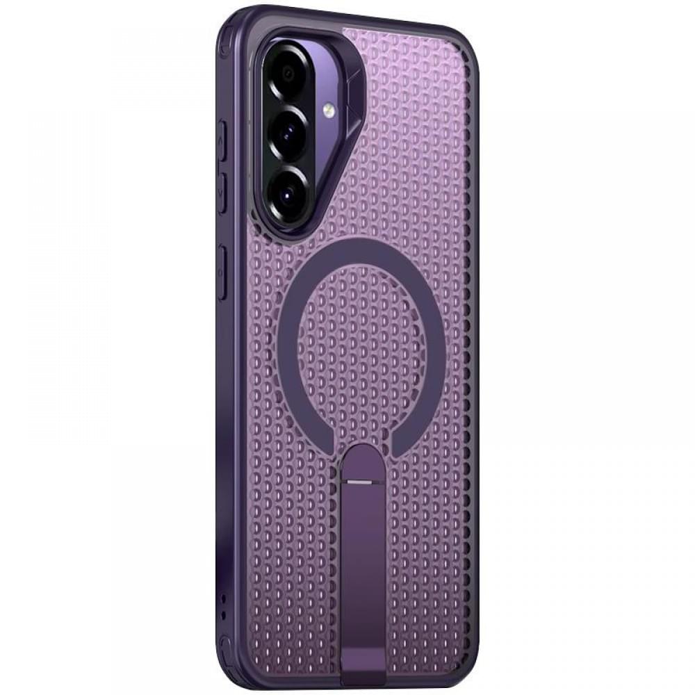 Чохол TPU Breeze with MagSafe stand для Samsung Galaxy A56 5G Purple