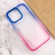 Чохол TPU+PC Fresh sip series для Apple iPhone 13 Pro Max (6.7") Рожевий / Синій