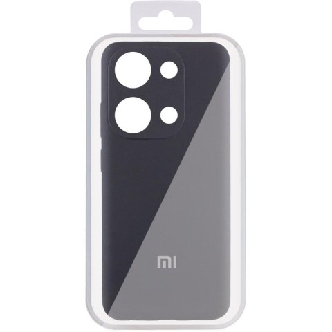 Чохол Silicone Cover Lakshmi Full Camera (AA) with logo для Xiaomi Redmi Note 13 Pro 4G Чорний / Black
