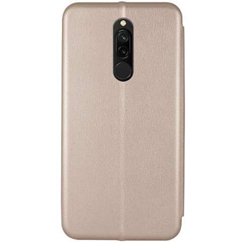 Шкіряний чохол-книжка Classy для Xiaomi Redmi 8 Золотий