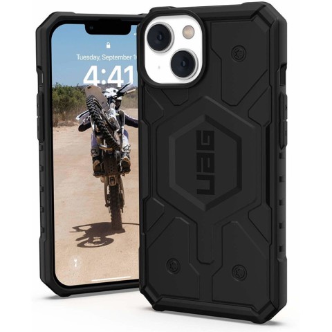 Ударостійкий чохол UAG Pathfinder with MagSafe для Apple iPhone 15 Plus / 14 Plus (6.7") Чорний