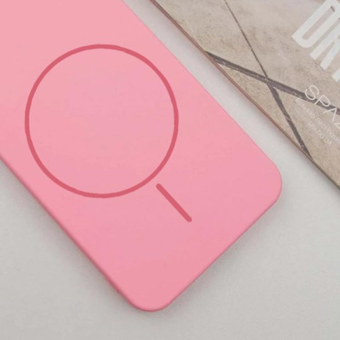 Чохол Silicone Cover Lakshmi Full Camera (AA) with MagFit для Samsung Galaxy S25 Рожевий / Light pink