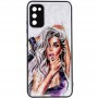 TPU+PC чохол Prisma Ladies для Samsung Galaxy A03s Purple