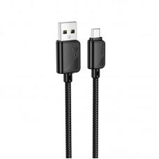 Дата кабель Hoco X113 Beneficio USB to MicroUSB (1m) Black