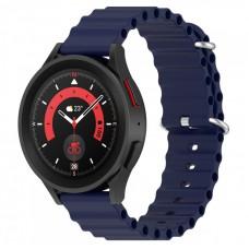 Ремінець Ocean Band для Smart Watch 20mm Синій / Deep navy