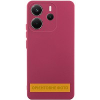 Чохол Silicone Cover Lakshmi Full Camera (AAA) для Xiaomi Redmi 15C (EU) Бордовий / Plum