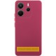 Чохол Silicone Cover Lakshmi Full Camera (AAA) для Xiaomi Redmi 15C (EU) Бордовий / Plum