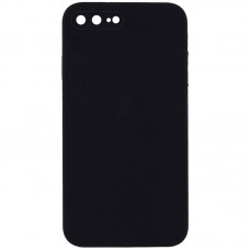 Чохол Silicone Case Square Full Camera Protective (AA) NOLOGO для Apple iPhone 7 plus/8 plus (5.5") Чорний / Black