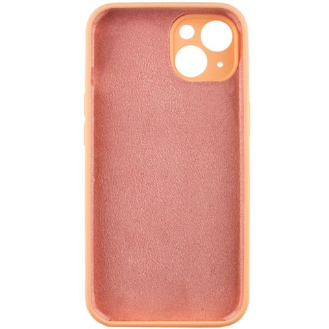 Чохол Silicone Case Full Camera Protective (AA) NO LOGO для Apple iPhone 13 (6.1") Помаранчевий / Cantaloupe