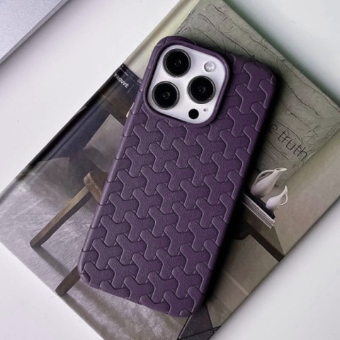 Чохол TPU Weaving для Apple iPhone 13 Pro Max (6.7") Purple