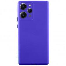 Чохол TPU GETMAN Liquid Silk Full Camera для Xiaomi Redmi 12 Синій / Iris