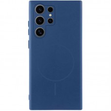 Чохол Silicone Cover Lakshmi Full Camera (AA) with MagFit для Samsung Galaxy S25 Ultra Синій / Navy blue