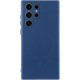 Чохол Silicone Cover Lakshmi Full Camera (AA) with MagFit для Samsung Galaxy S25 Ultra Синій / Navy blue