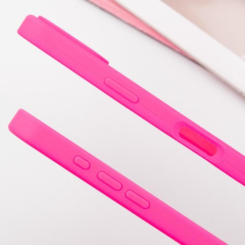 Чохол Silicone Case Full Protective (AA) для Apple iPhone 16 Pro Max (6.9") Рожевий / Barbie pink