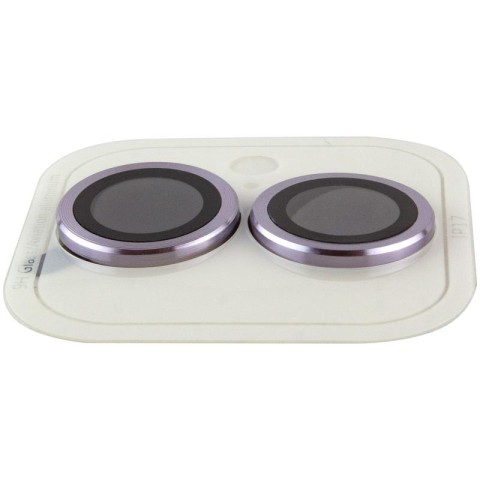 Захисне скло Metal Classic на камеру (у упак.) для Apple iPhone 17 (6.3") Фіолетовий / Light Purple