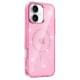 Чохол TPU Eclipse Sparkle (MagFit) для Apple iPhone 16 (6.1") Pink