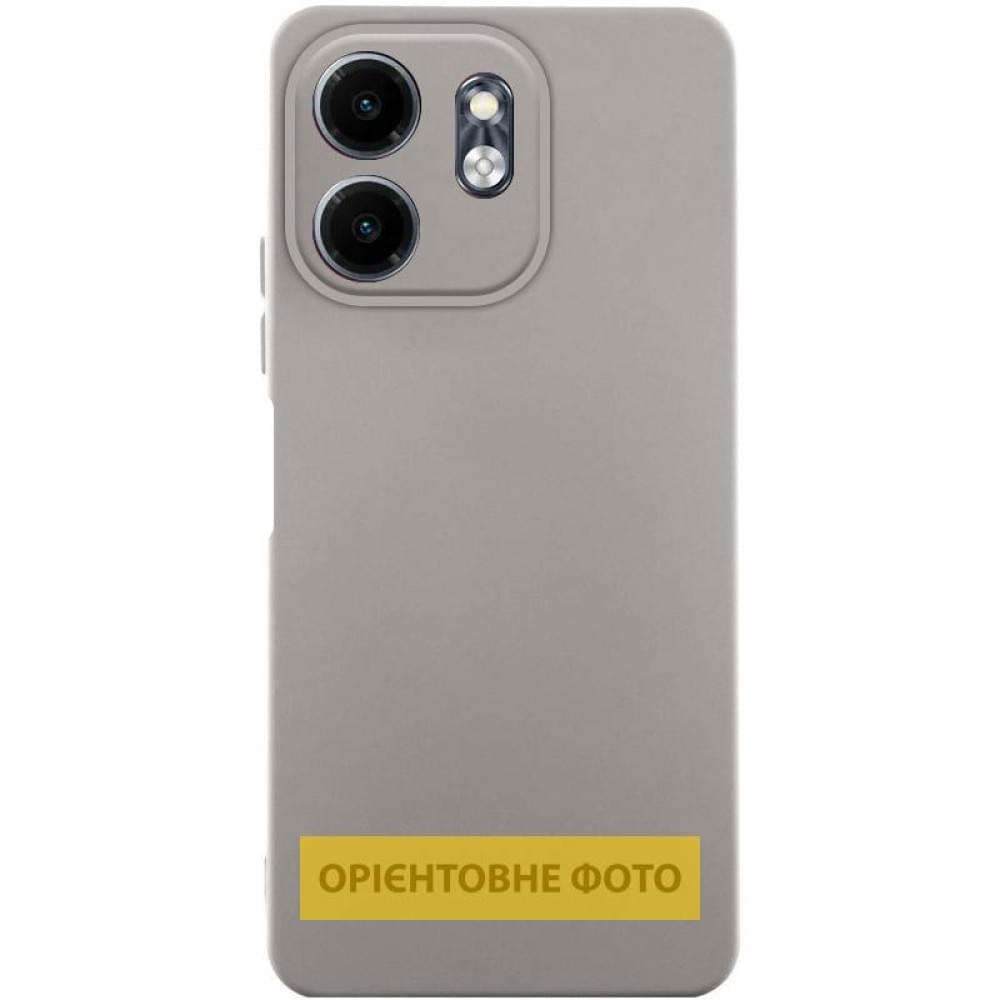 Чохол TPU GETMAN Liquid Silk Full Camera для Motorola Moto G55 5G Сірий / Lavender