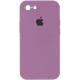 Чохол Silicone Case Square Full Camera Protective (AA) для Apple iPhone 7/8/SE (2020) (4.7") Ліловий / Lilac Pride