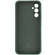 Чохол Silicone Cover Lakshmi Full Camera (AA) with logo для Samsung Galaxy A55 Зелений / Dark green