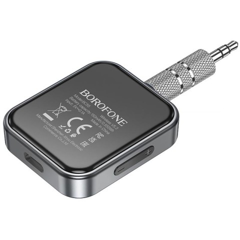 Bluetooth аудіо ресивер Borofone BC55 Suave (AUX 3.5mm) Black