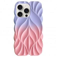 TPU чохол Leaf для Apple iPhone 14 Pro (6.1") Lilac / Pink