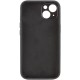 Чохол Silicone Case Full Camera Protective (AA) NO LOGO для Apple iPhone 15 Plus (6.7") Чорний / Black