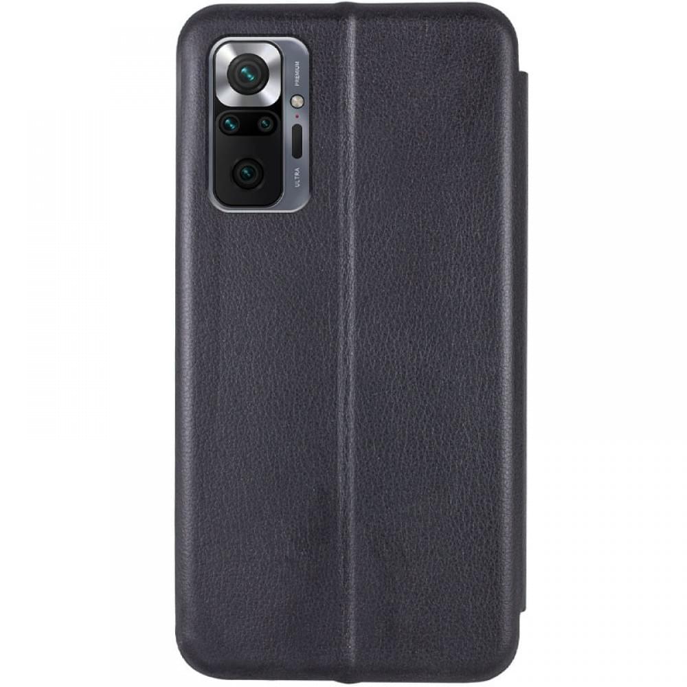 Шкіряний чохол-книжка Classy для Xiaomi Redmi Note 10 Pro / 10 Pro Max Чорний