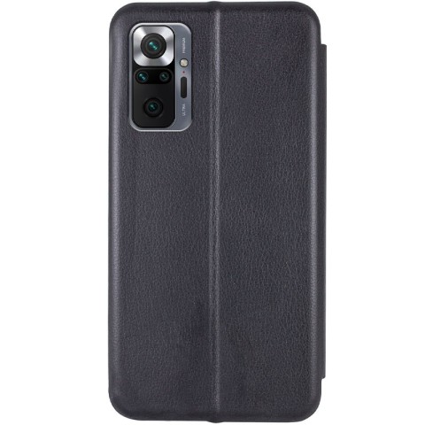 Шкіряний чохол-книжка Classy для Xiaomi Redmi Note 10 Pro / 10 Pro Max Чорний
