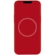 Чохол Silicone case (AAA) full with Magsafe and Animation для Apple iPhone 12 Pro Max (6.7") Червоний / Red