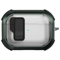 Футляр протиударний Locking Button для навушників Airpods Pro 2 / Pro Apple Green