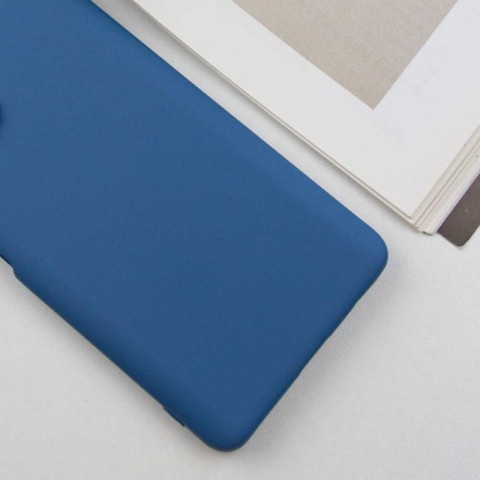 Чохол TPU GETMAN Liquid Silk Full Camera для Xiaomi Redmi 13 4G / Poco M6 4G Синій / Navy Blue