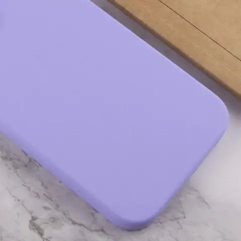 Чохол Silicone Case Full Protective (AA) NO LOGO для Apple iPhone XS Max (6.5") Бузковий / Dasheen