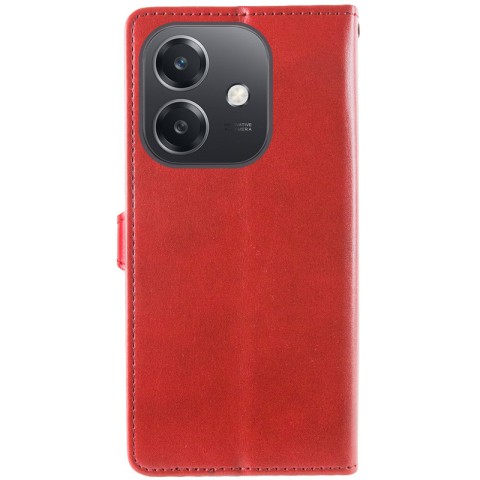 Шкіряний чохол-книжка GETMAN Gallant (PU) для Oppo A3 4G / A3x 4G/ A40m Червоний