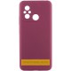 Чохол Silicone Cover Lakshmi Full Camera (AAA) для Motorola Moto G05 / E15 4G Бордовий / Plum