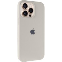 Чохол Silicone Case Full Protective (AA) для Apple iPhone 13 Pro Max (6.7") Бежевий / Antique White