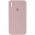 Чохол Silicone Case Square Full Camera Protective (AA) для Apple iPhone XS Max (6.5") Рожевий / Pink Sand