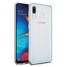 TPU чохол Epic Transparent 2,00 mm для Samsung Galaxy A20 / A30 Безбарвний (прозорий)