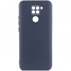 Чохол Silicone Cover Lakshmi Full Camera (AA) для Xiaomi Redmi Note 9 / Redmi 10X Синій / Midnight Blue