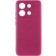 Чохол TPU GETMAN Liquid Silk Full Camera для Xiaomi Redmi Note 13 Pro 4G Бордовий / Marsala