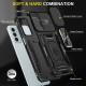 Ударостійкий чохол Camshield Army Ring для Samsung Galaxy A05s Чорний / Black