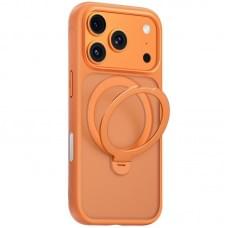 TPU+PC чохол Blueo Skin Friendly 360 Rotatable Stand with MagSafe для Apple iPhone 17 Pro (6.3") Orange