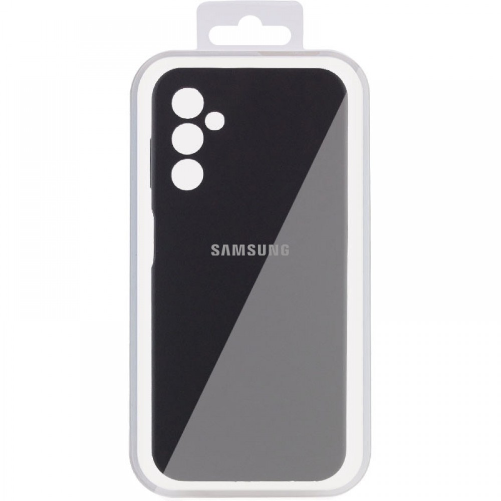 Чохол Silicone Cover Lakshmi Full Camera (AA) with logo для Samsung Galaxy A05s Чорний / Black