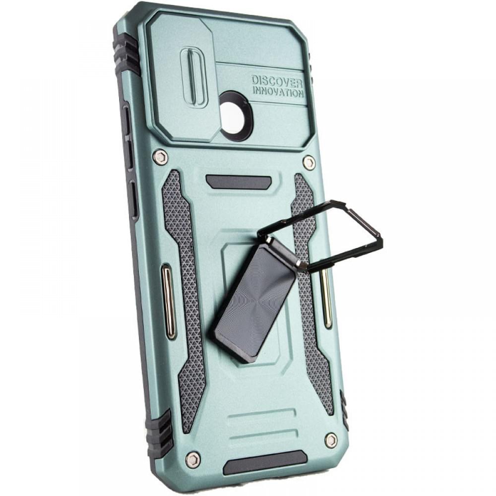 Ударостійкий чохол Camshield Army Ring для Xiaomi Redmi 9C / 10A Зелений / Light Green