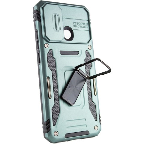 Ударостійкий чохол Camshield Army Ring для Xiaomi Redmi 9C / 10A Зелений / Light Green