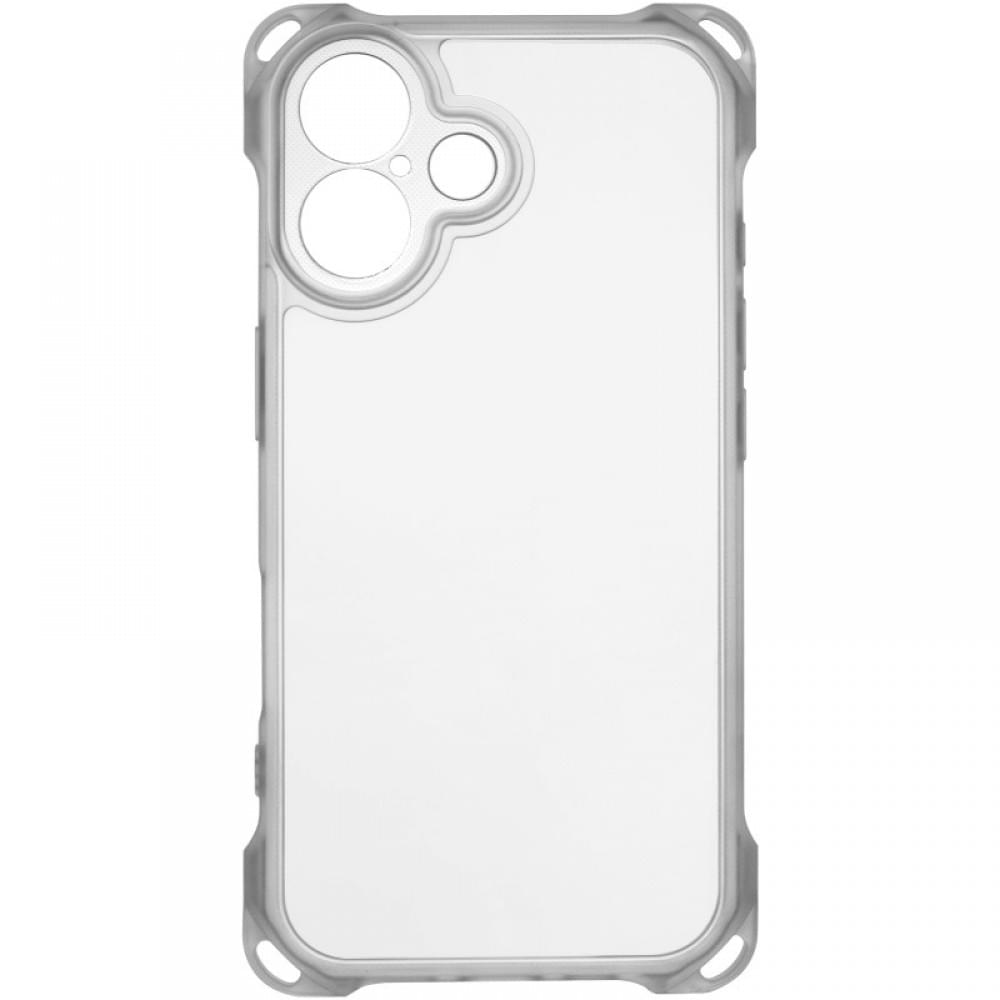 Чохол TPU CrossBody with straps для Apple iPhone 16 Plus (6.7") Transparent