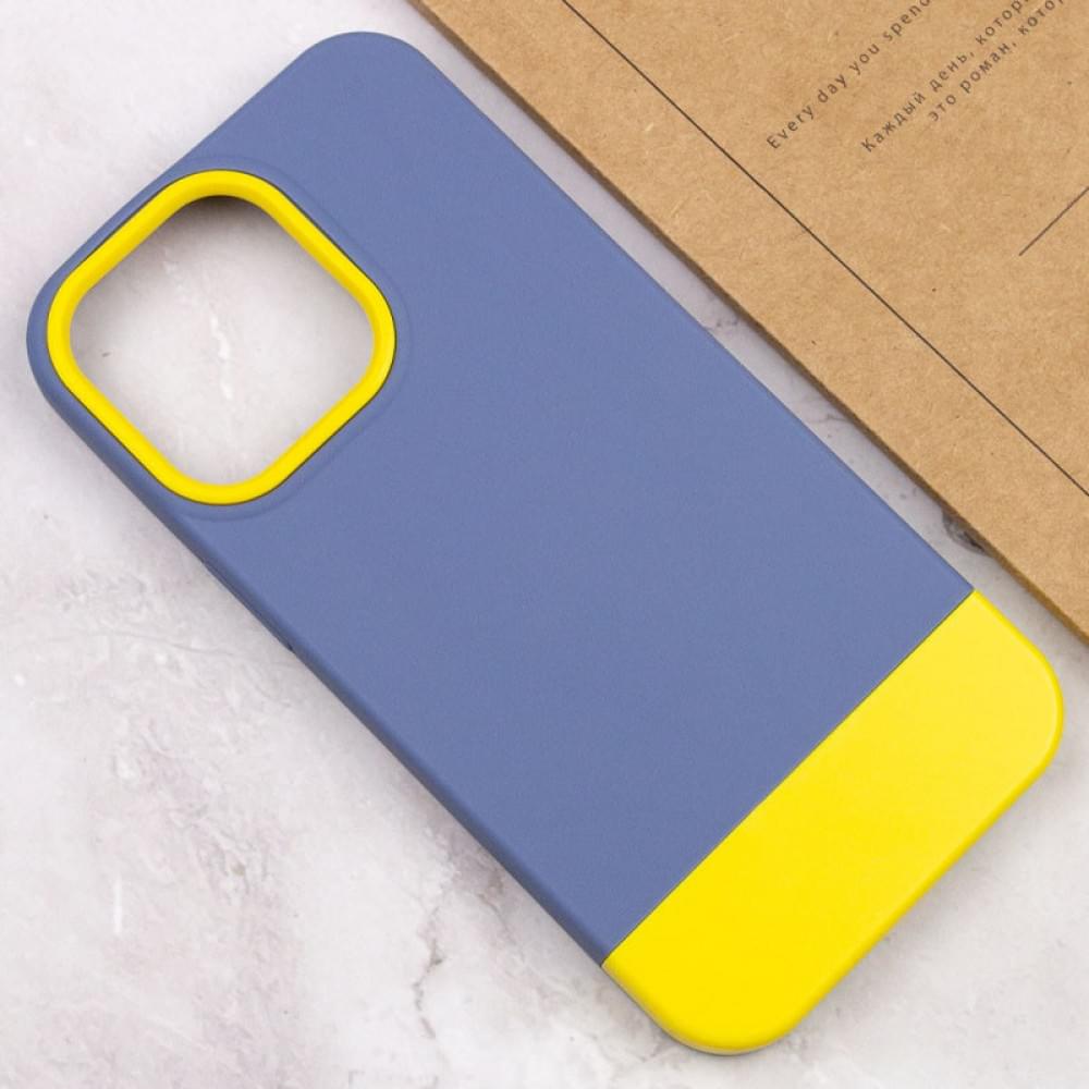 Чохол TPU+PC Bichromatic для Apple iPhone 13 Pro (6.1") Blue / Yellow