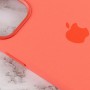 Чохол Silicone case (AAA) full with Magsafe and Animation для Apple iPhone 12 Pro Max (6.7") Помаранчевий / Pink citrus