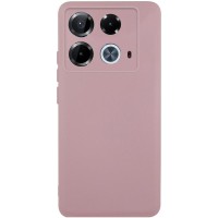 Чохол TPU GETMAN Liquid Silk Full Camera для Infinix Note 40 4G Рожевий / Pink Sand