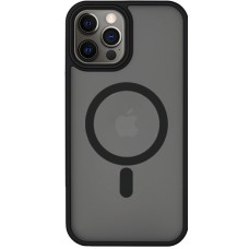 TPU+PC чохол Metal Buttons with MagSafe для Apple iPhone 14 Pro (6.1") Чорний