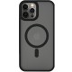 TPU+PC чохол Metal Buttons with MagSafe для Apple iPhone 14 Pro (6.1") Чорний